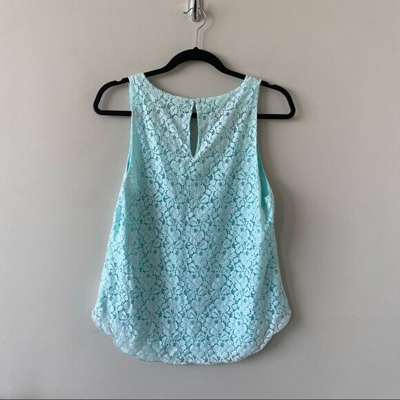 ARITIZA-TALULA Betty Lace Teal Tank Top - Picture 2 of 12